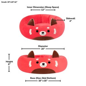 Squishmallows For Pets Cici The Red Panda Pet Bed