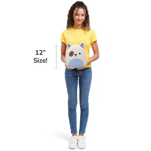 Squishmallows 12-Inch Select Series: Molinda the Bull Terrier