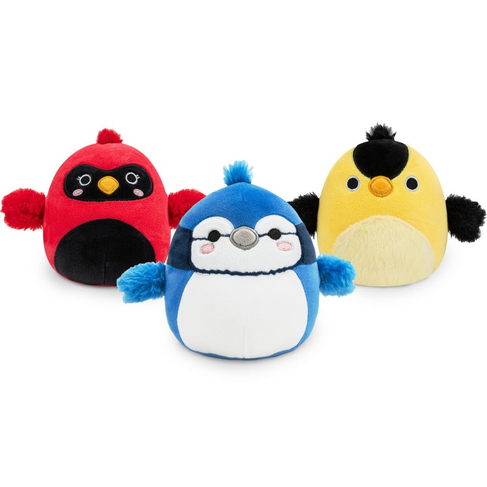 Squishmallows 5-Inch Birds 3-Pack