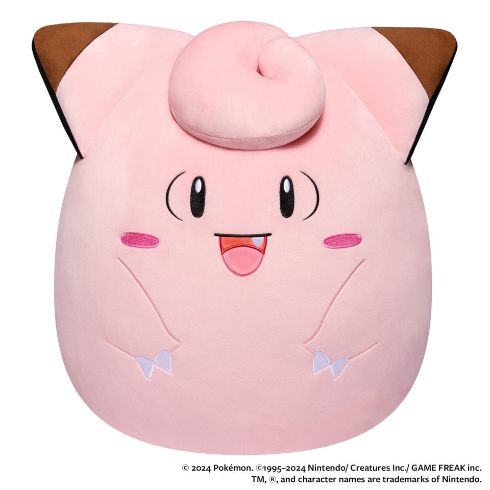 Squishmallows Pokémon 20-Inch Clefairy