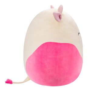 20-Inch Caedyn the Cream Cow with Pink Spots