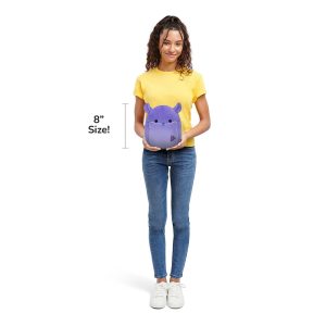 Squishmallows 8-Inch Select Series: Zergman Grape Scented Chinchilla
