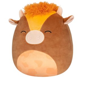 Squishmallows 10-Inch Quinick the Dark Brown Spotted Cow