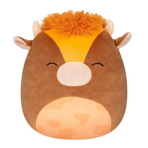Squishmallows 10-Inch Quinick the Dark Brown Spotted Cow