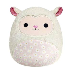 Squishmallows 14-Inch Sophie the Cream Lamb with Daisy Flower Belly