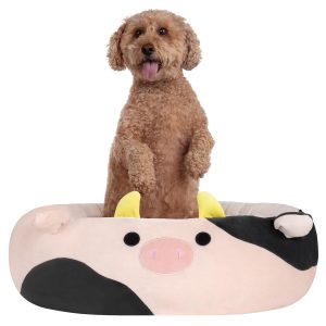 Squishmallows For Pets Connor the Cow Pet Bed