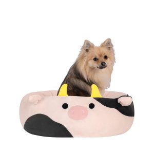 Squishmallows For Pets Connor the Cow Pet Bed