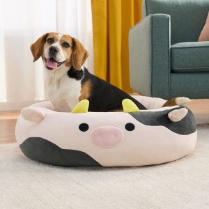 Squishmallows For Pets Connor the Cow Pet Bed
