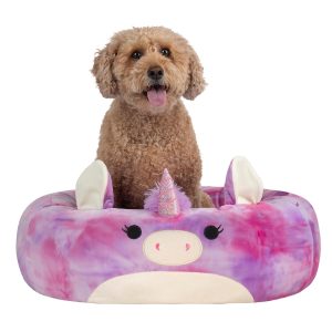 Squishmallows For Pets Lola the Unicorn Pet Bed