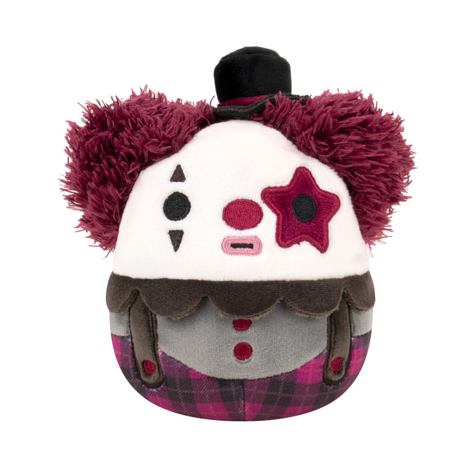 Squishmallows 5-Inch Select Series: Ofelia the Red and Black Goth Clown