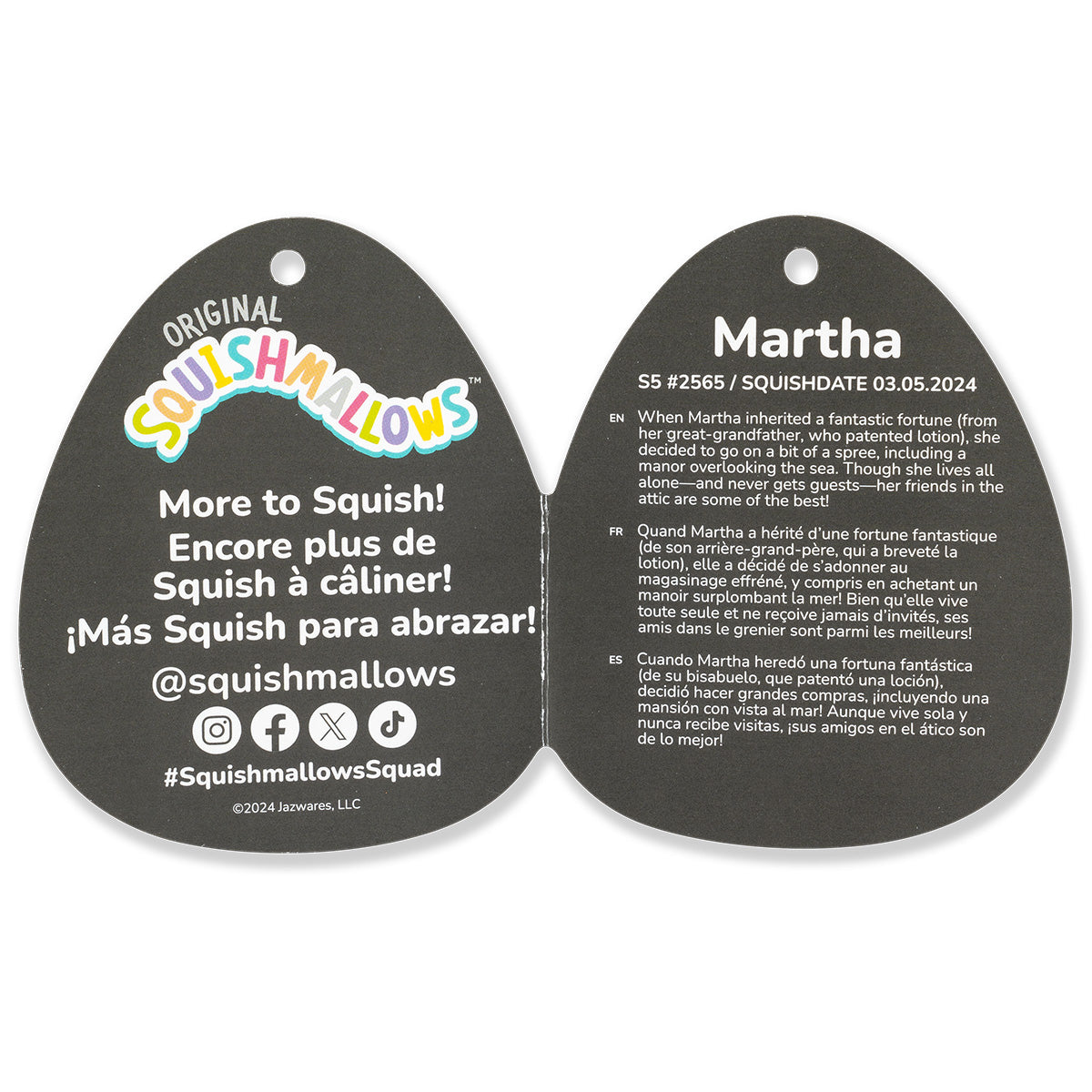 SQCR06411SQK-LittlePlush_Squishmallows_GreenJackalopeHoldingCandle_SELECTSERIES_-TAG02