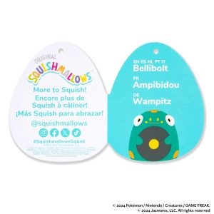 Squishmallows Pokémon Belibolt Plush