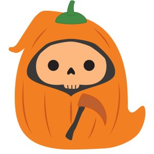 Squishmallows Select Series Otto the Pumpkin Grim Reaper