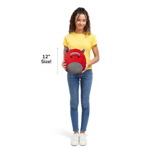 Squishmallows 12-Inch Jeb the Burgundy Monster