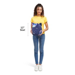 Squishmallows 12-Inch Metta the Navy Blue Cat With Celestial Spots