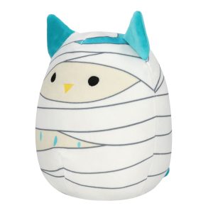 Squishmallows 8-Inch Winston the Owl in Mummy Outfit
