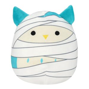 Squishmallows 8-Inch Winston the Owl in Mummy Outfit