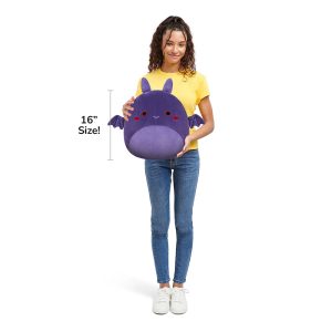 Squishmallows 16-Inch Ringding the Dark Purple Mothman