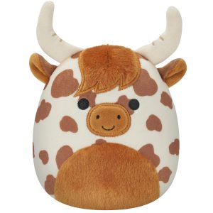 Squishmallows Alonzo the Brown Spotted Highland Cow