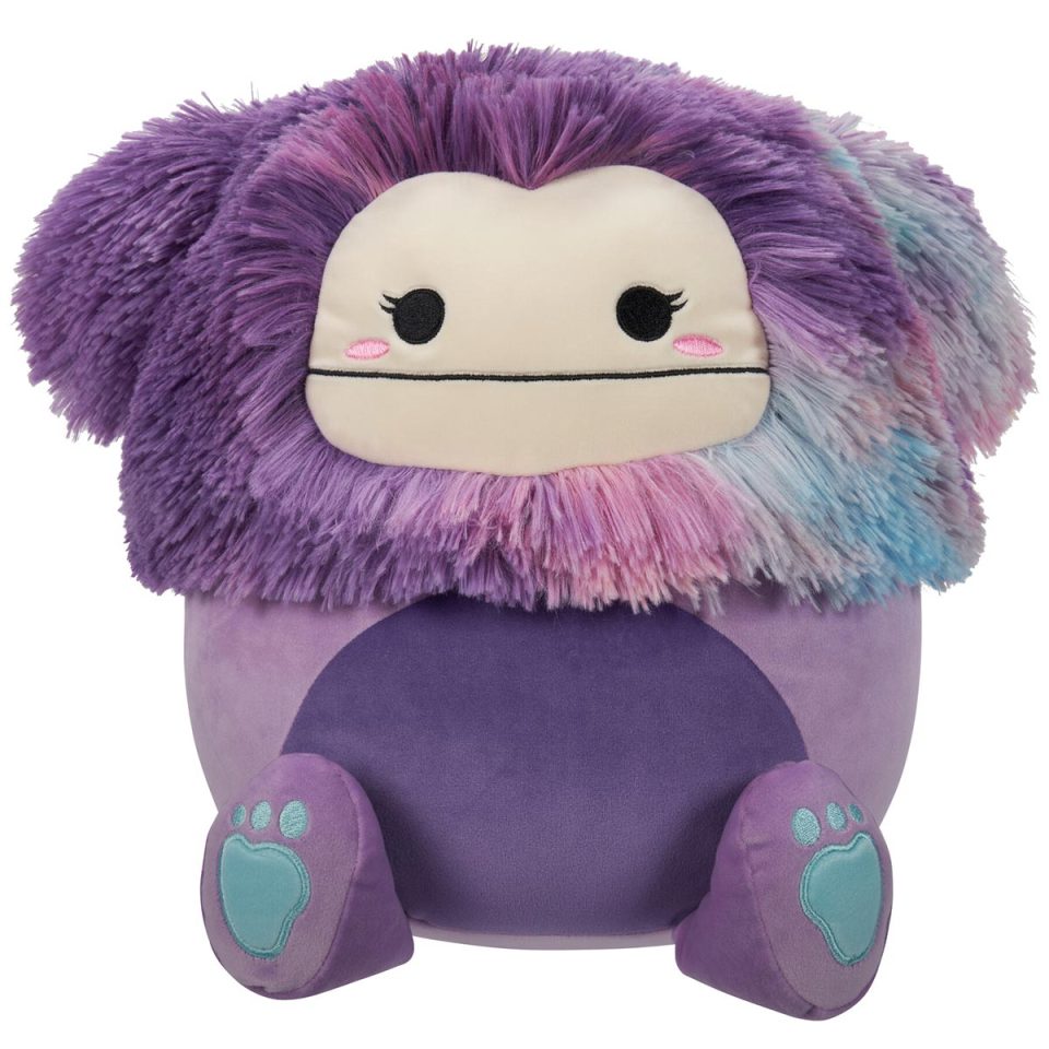 Squishmallows 10-Inch Eden the Purple Bigfoot