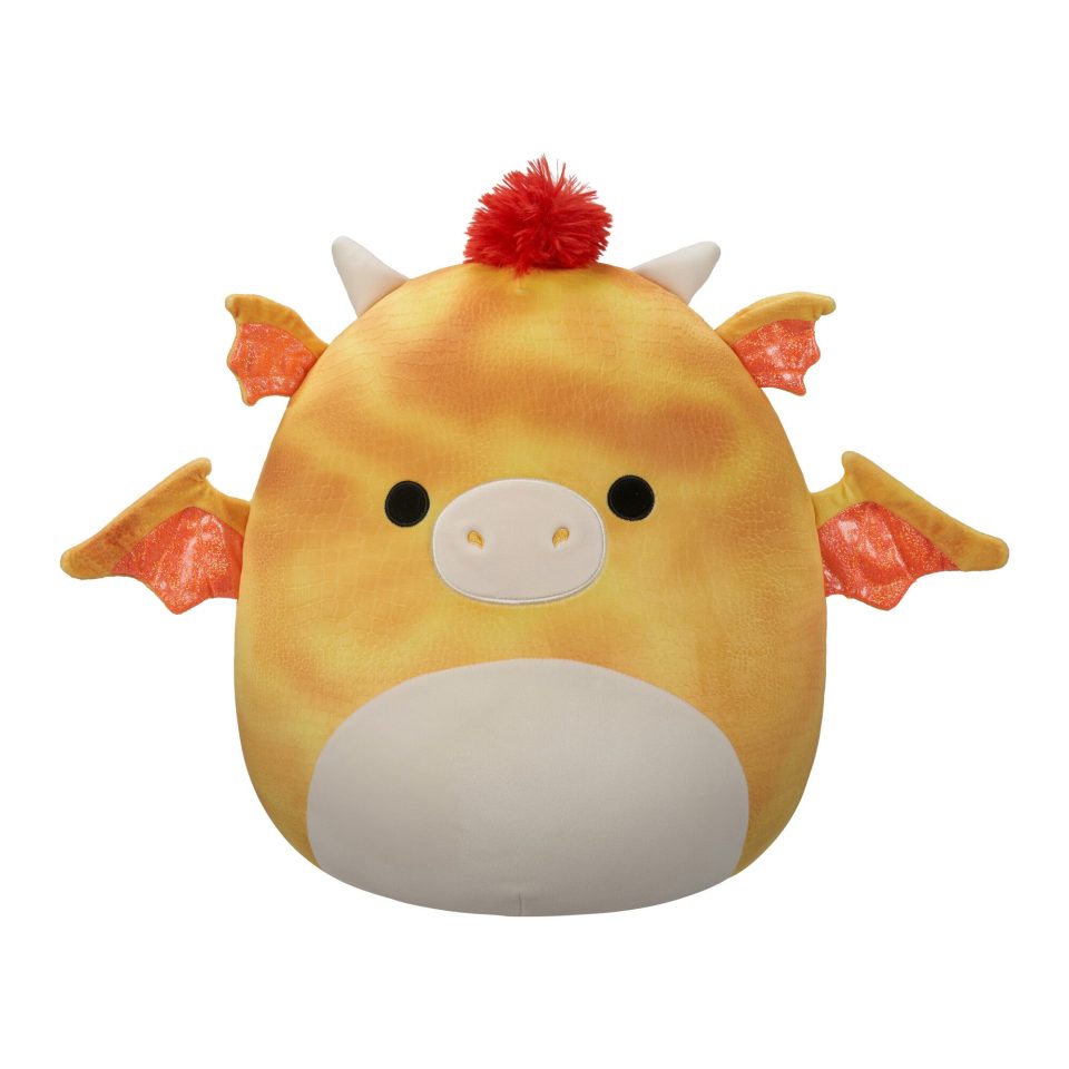 Squishmallows 16-Inch Dieric the Yellow Dragon