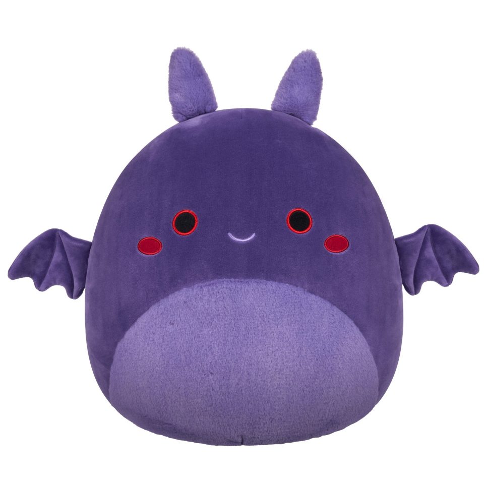 Squishmallows 16-Inch Ringding the Dark Purple Mothman