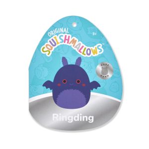 Squishmallows 16-Inch Ringding the Dark Purple Mothman