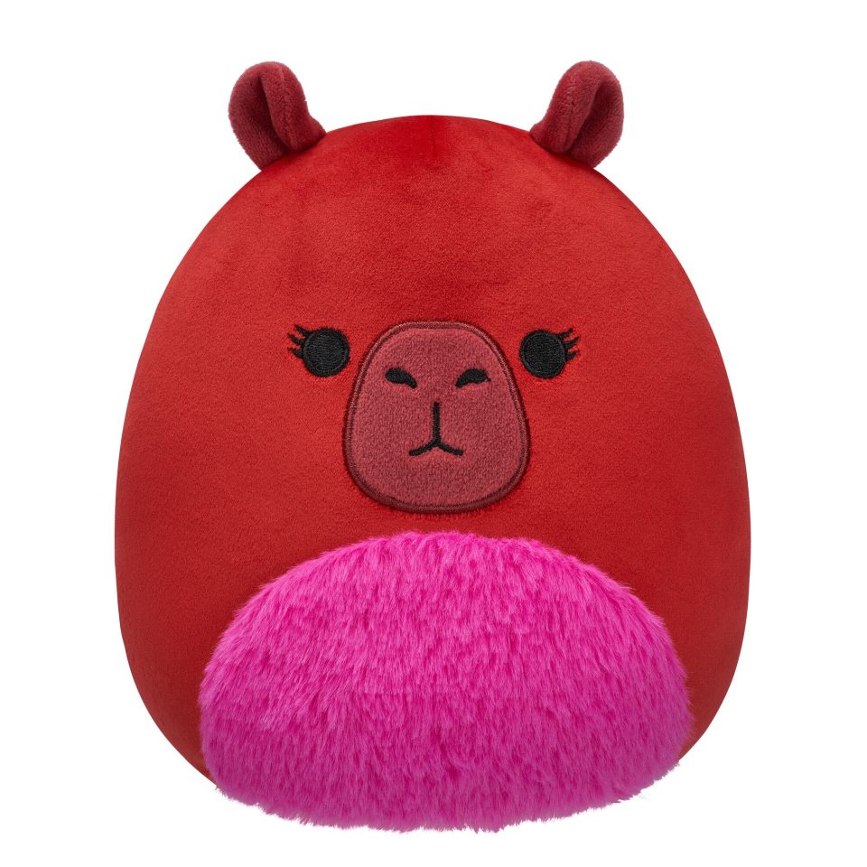Squishmallows 8-Inch Marcia the Maroon Capybara