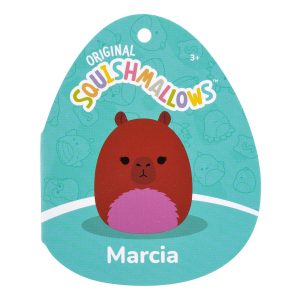 Squishmallows 8-Inch Marcia the Maroon Capybara