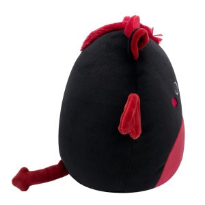 Squishmallows 8-Inch Rebecca the Black and Maroon Jersey Devil
