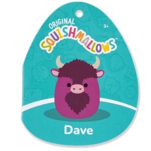 Squishmallows Dave the Plum Bison
