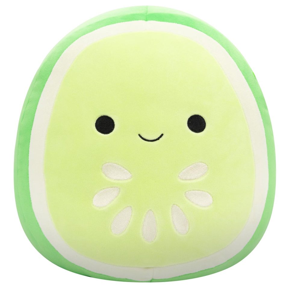 Squishmallows 12-Inch Carmichael the Green Cucumber Slice
