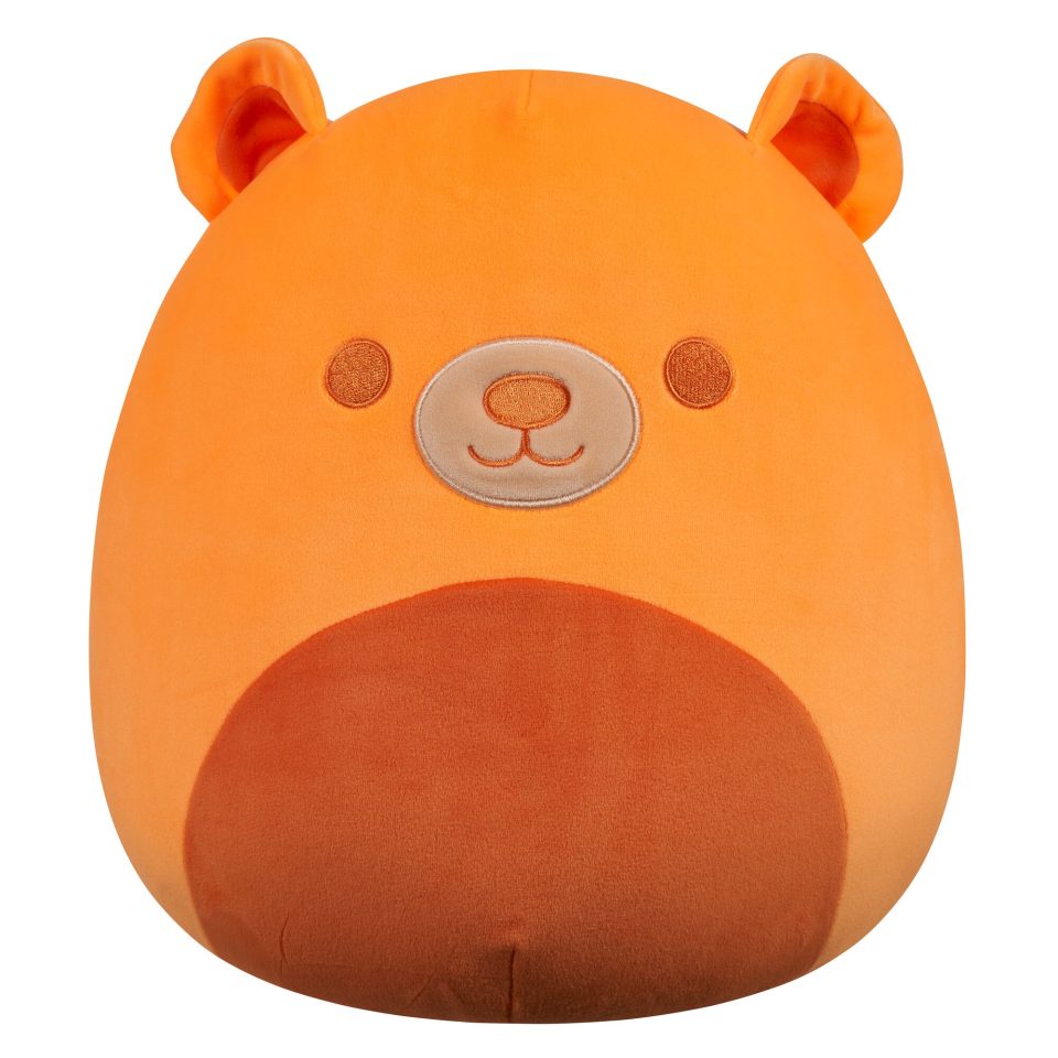 Squishmallows 12-Inch Zapo the Neon Orange Bear