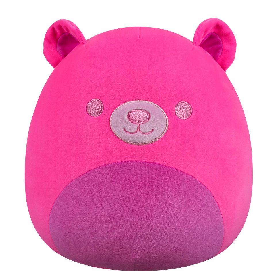 Squishmallows 12-Inch Livo the Neon Pink Bear