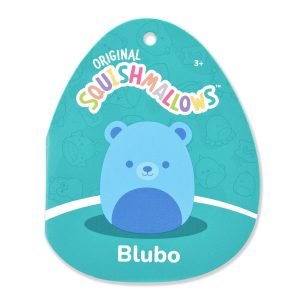 Squishmallows 12-Inch Blubo the Neon Blue Bear