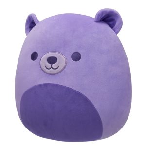 Squishmallows 12-Inch Purpo the Neon Purple Bear