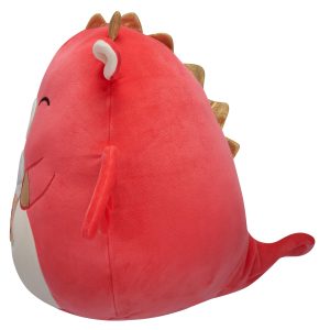 Squishmallows 12-Inch Baiden the Red Dragon with Boba Drink