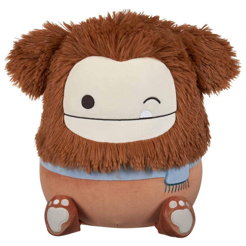 Squishmallows 12-Inch Benny the Bigfoot With Scarf