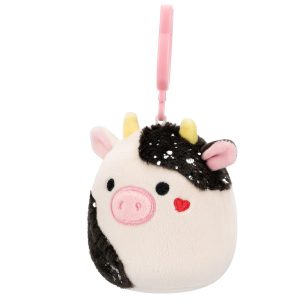 Squishmallows 3.5-Inch Select Series Cow Clip 2-Pack