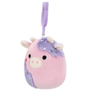 Squishmallows 3.5-Inch Select Series Cow Clip 2-Pack