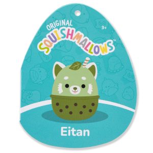 Squishmallows 14-Inch Eitan the Matcha Boba Red Panda