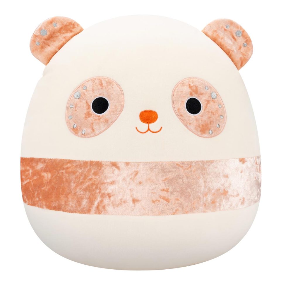 Squishmallows 14-Inch Bee the Peach Velvet Panda