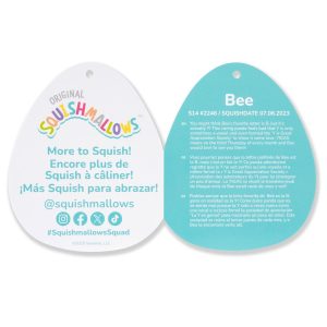 Squishmallows 14-Inch Bee the Peach Velvet Panda