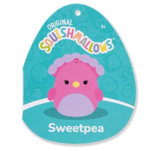 Squishmallows 14-Inch Sweetpea the Pink and Purple Peacock