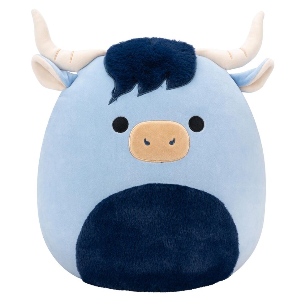 Squishmallows 14-Inch Toro the Blue Highland Cow