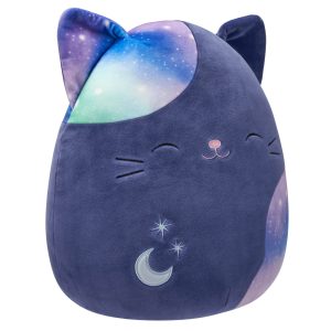 Squishmallows 12-Inch Metta the Navy Blue Cat With Celestial Spots