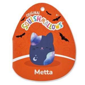 Squishmallows 12-Inch Metta the Navy Blue Cat With Celestial Spots