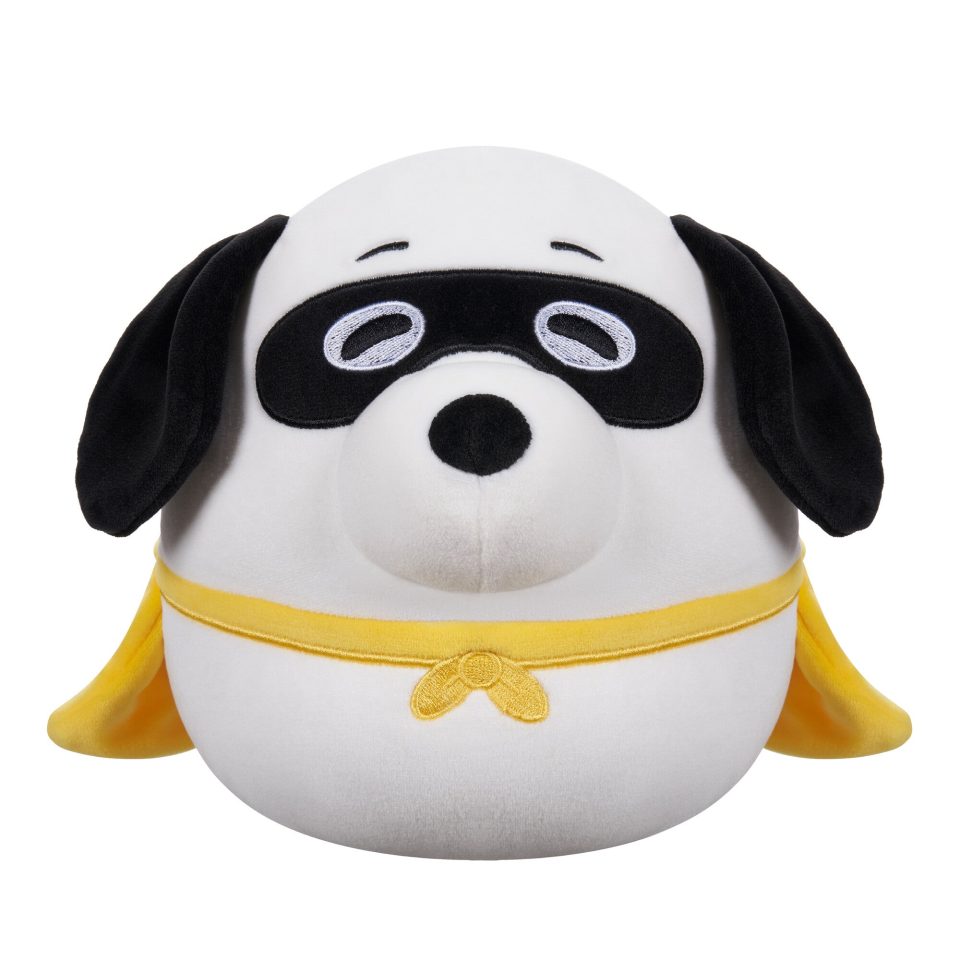 Squishmallows Peanuts 8-Inch Superhero Snoopy Plush