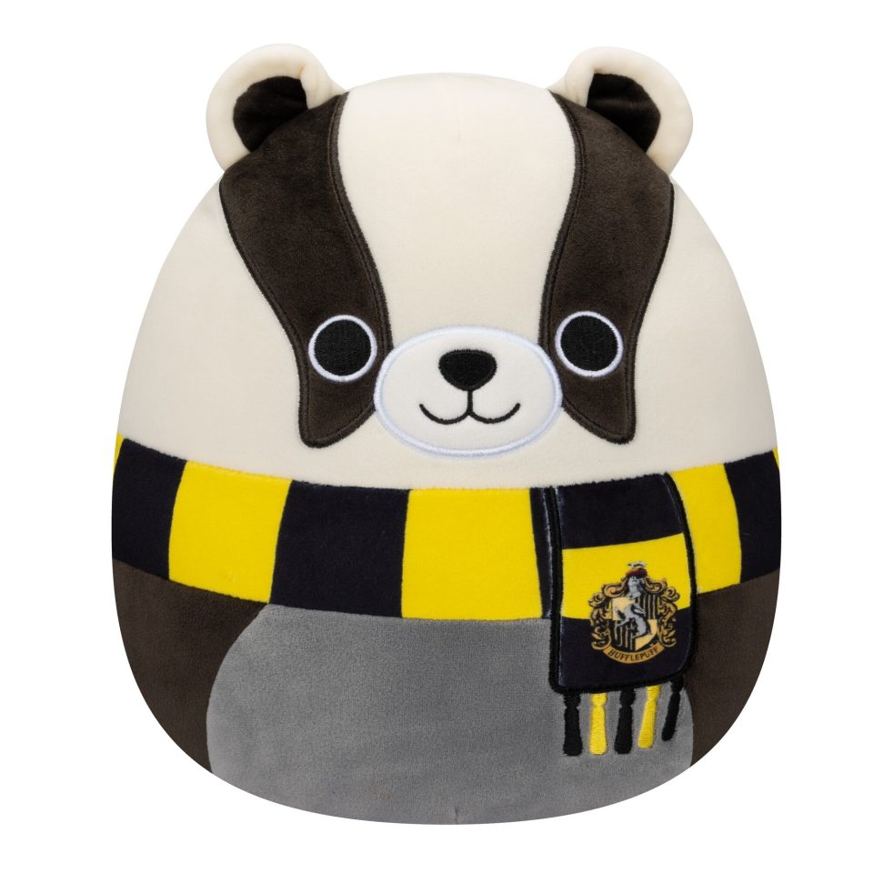 Squishmallows Harry Potter 10-Inch Hufflepuff Badger