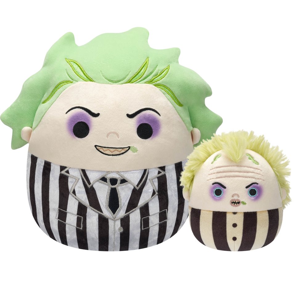 Squishmallows 10-Inch Beetlejuice and 4-Inch Baby Beetlejuice (Select Series 2-Pack)